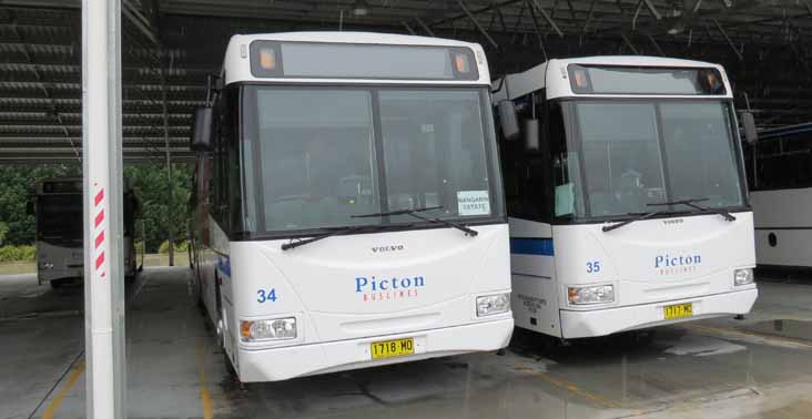 Picton Volvo B7R Bustech SBV 34 & 35